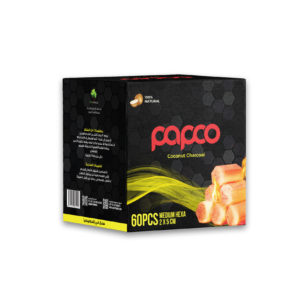 Papco Charcoal Midium Hexa 60 Pcs