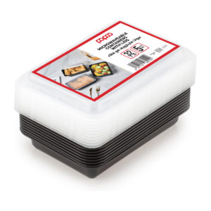 Papco Microwave Rectangular Container 32 Oz (5 Pcs)
