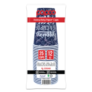 Papco Paper Cups Heavy Duty 12 Oz 25 Cups