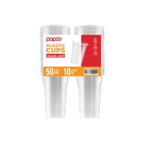Papco Clear 10 Oz Plastic Cups - 50 Cups