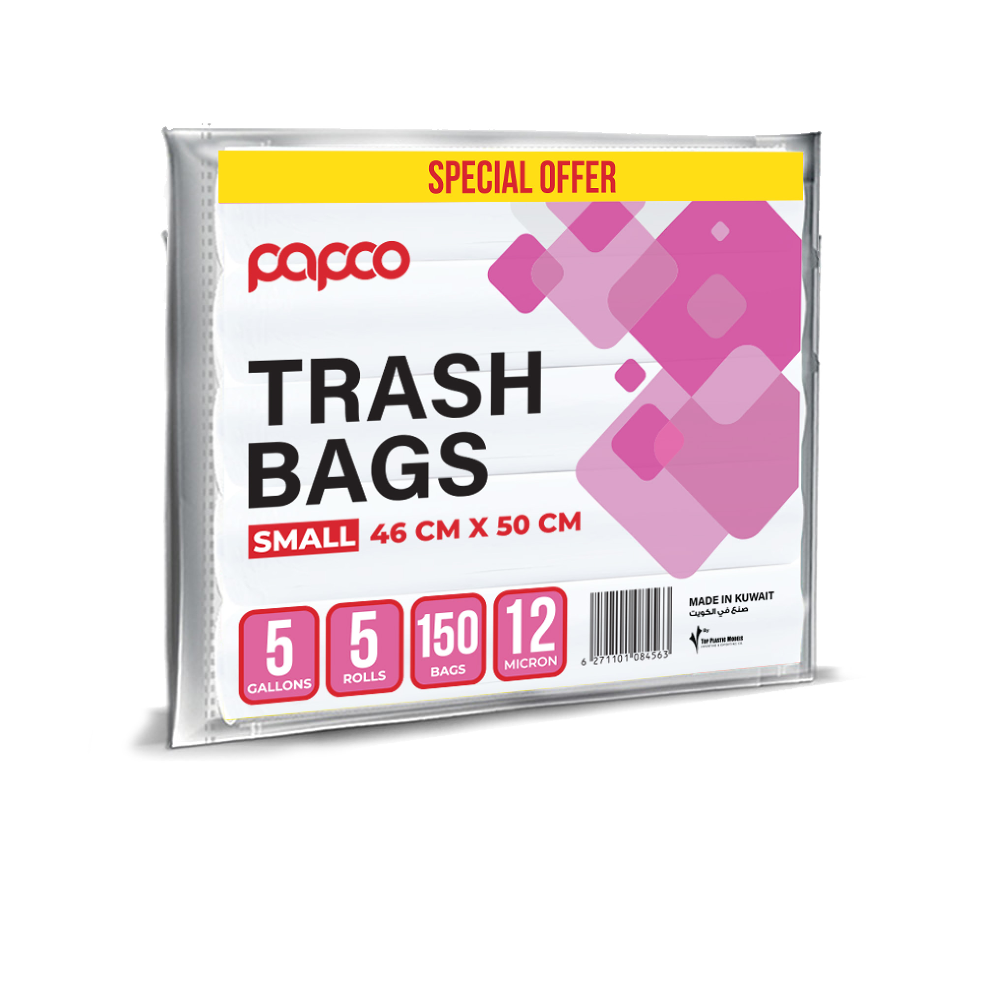 Papco Trash Bag Papco 5 Galon - 5Packs*30Bags Special Offer
