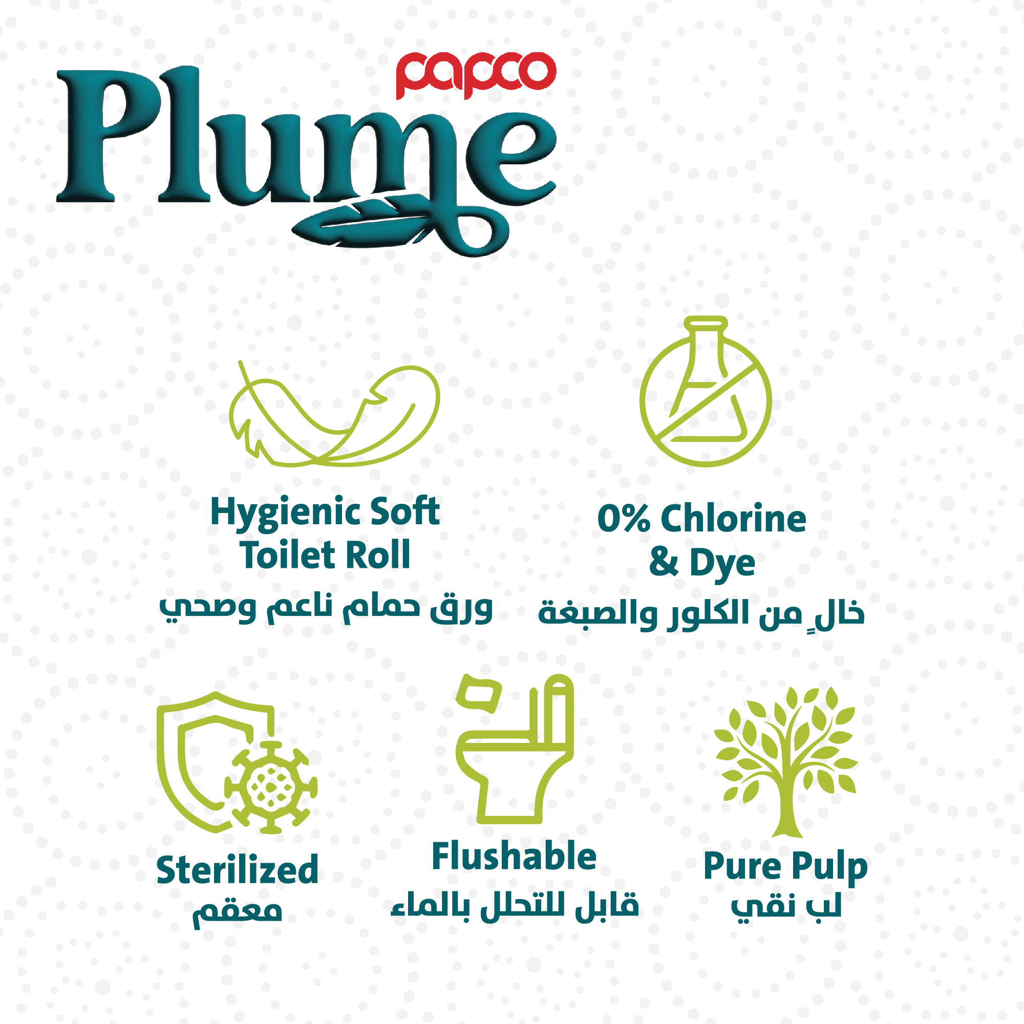 Papco Plume Toilet Roll 200 Sheets 2 Ply 9+3 Free - Image 5