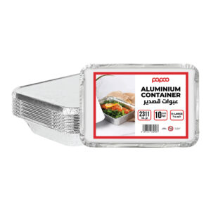 Papco Aluminum Container X-large 2311 ML 10Pcs