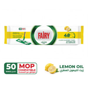 Fairy Lemon Oil Floor Cleaning Towel 50 Pcs