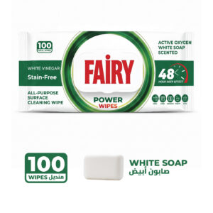 Fairy White Soap Surface Cleaning Wipes - 100 Pcs